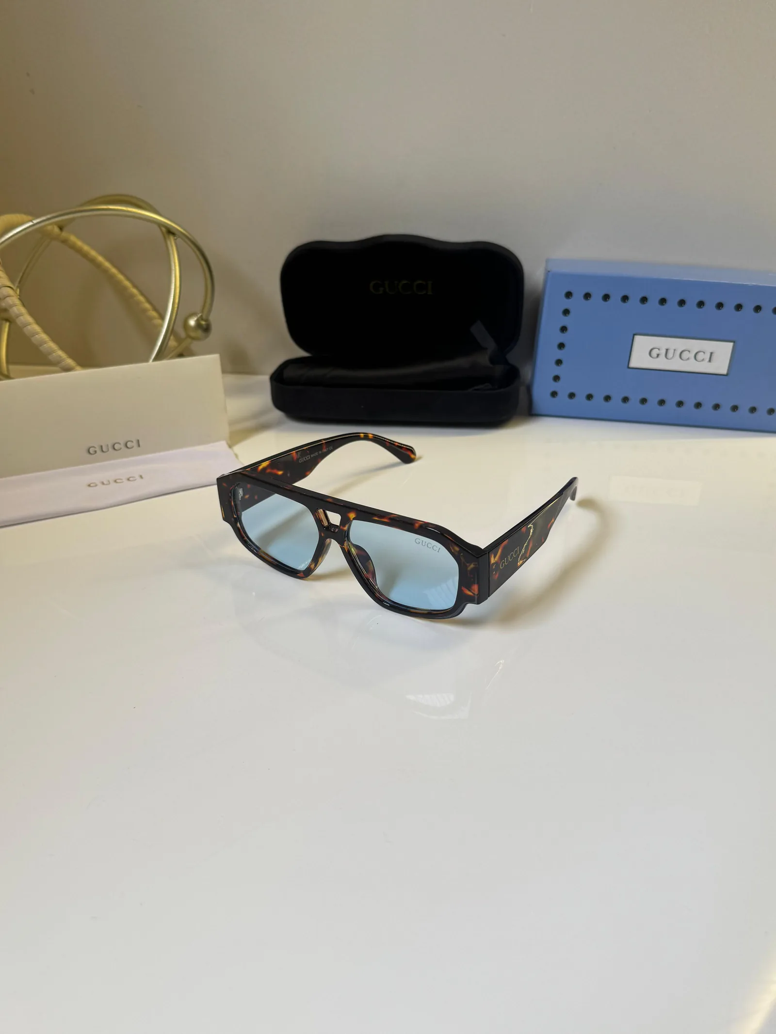 Gucci 3986 Tiger Blue - Sunglasses
